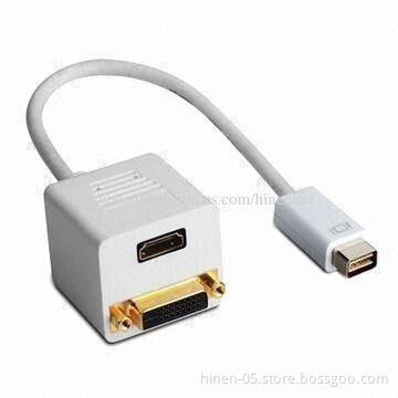 Mini DVI to VGA Cable, 165 to 340MHz Transfer Bandwidth